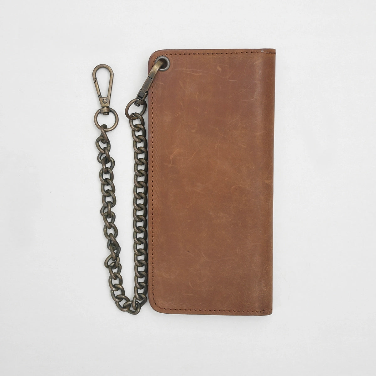 LARGE TRUCKER - Vegetable Tanned Leather Wallet Leather Wallet First Manufacturing Company