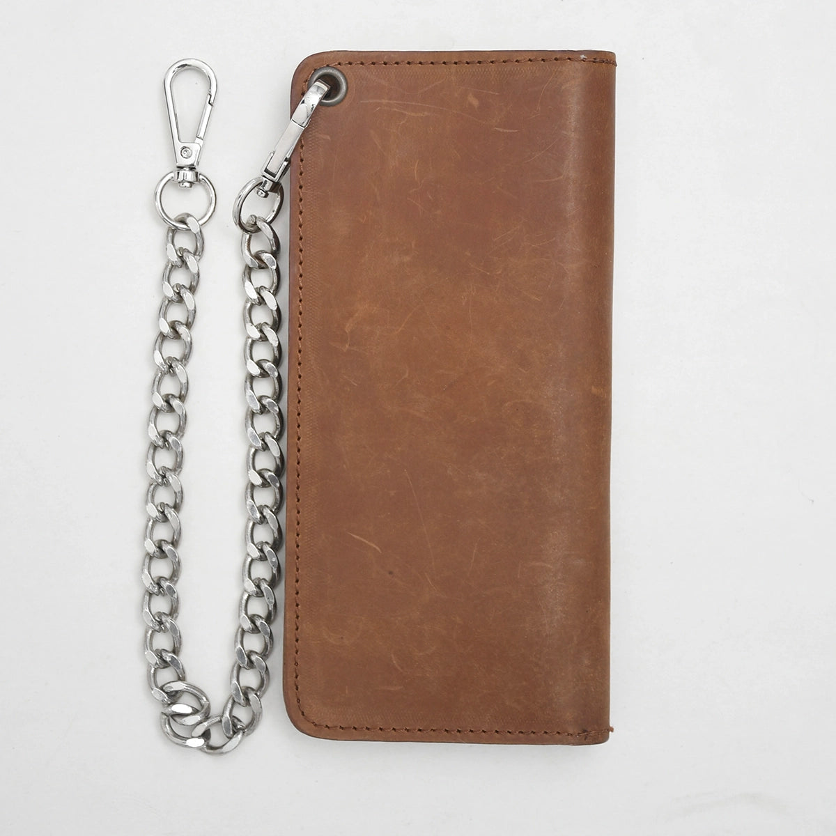 LARGE TRUCKER - Vegetable Tanned Leather Wallet Leather Wallet First Manufacturing Company
