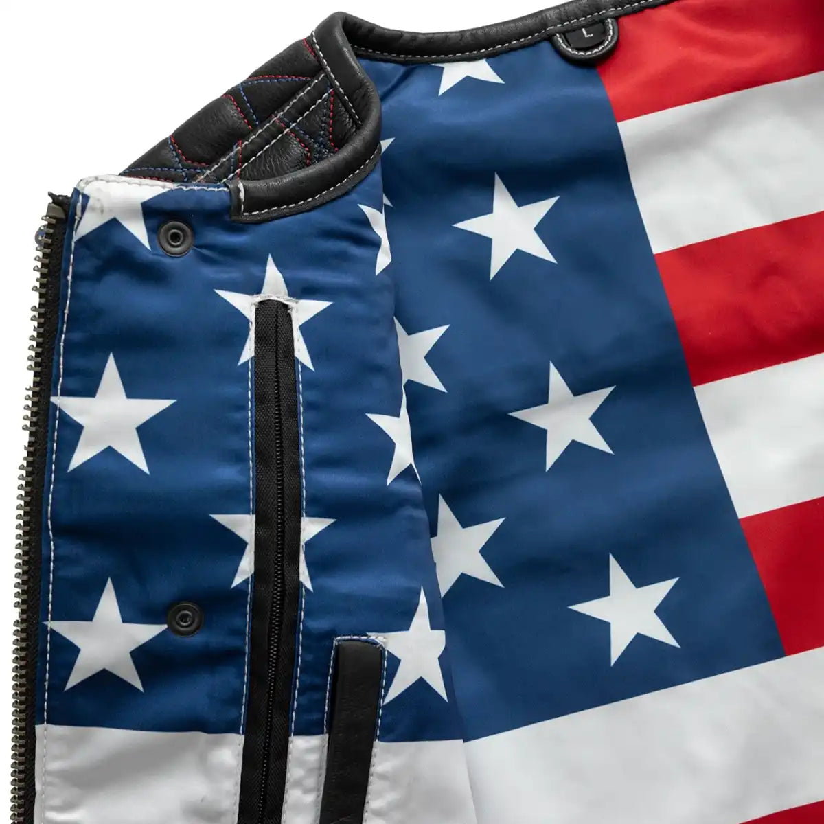 Captain Men's Motorcycle Leather Vest Men's Leather Vest First Manufacturing Company