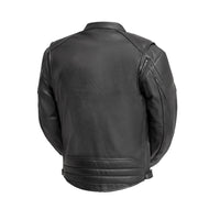 Chaos - Men's Leather Motorcycle Jacket Men's Leather Jacket First Manufacturing Company   