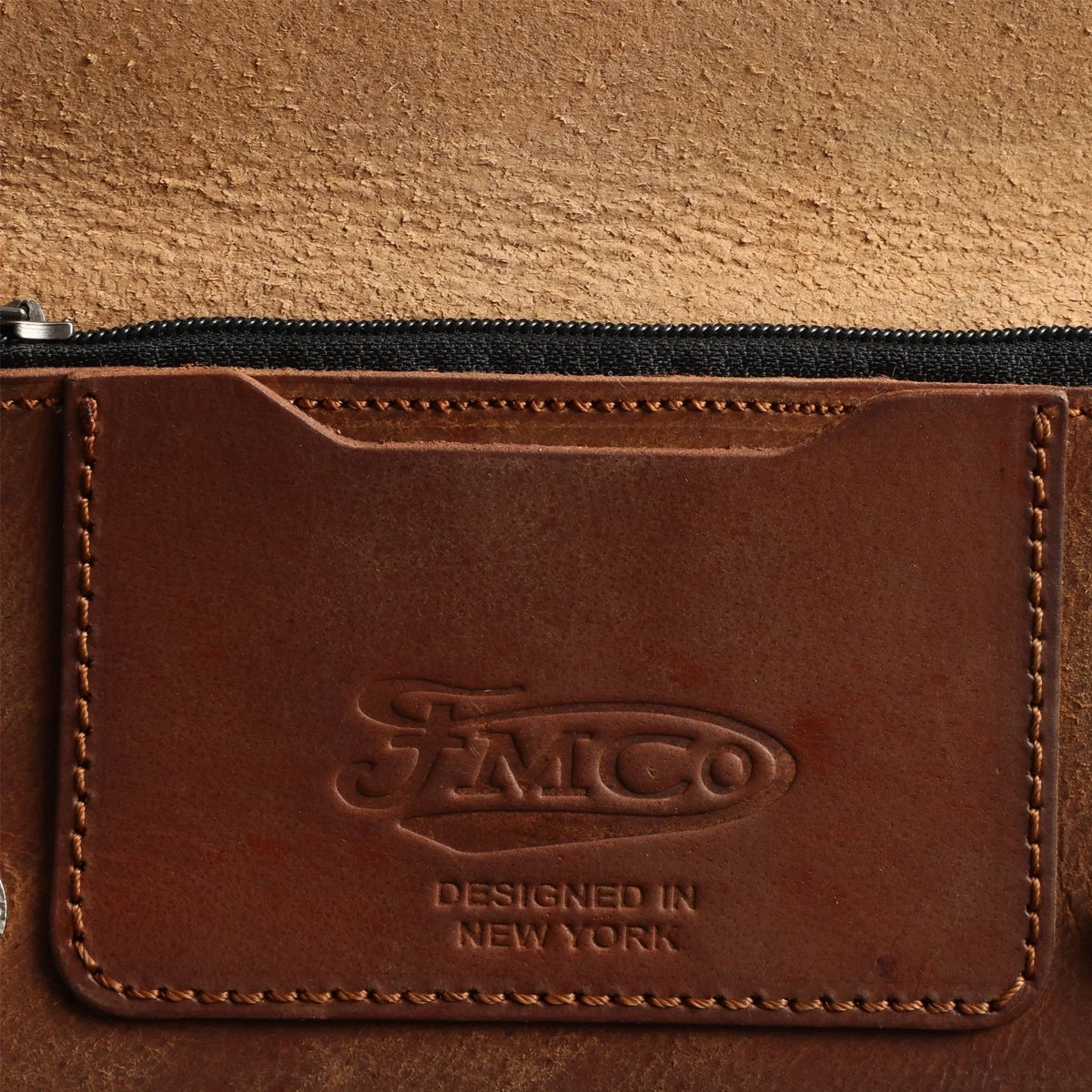 SMALL TRUCKER - Vegetable Tanned Leather Wallet