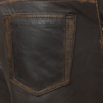 Mens First Genuine Leather Pants top Size:32