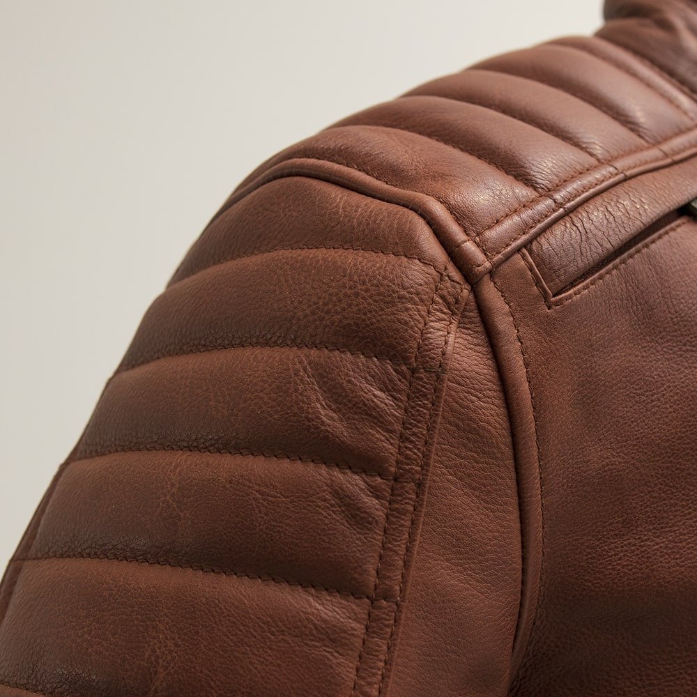 Crusader Men's Motorcycle Leather Jacket Men's Leather Jacket Jackets