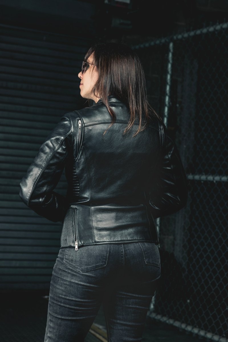 Cyclone - Women's Motorcycle Leather Jacket – First MFG Co