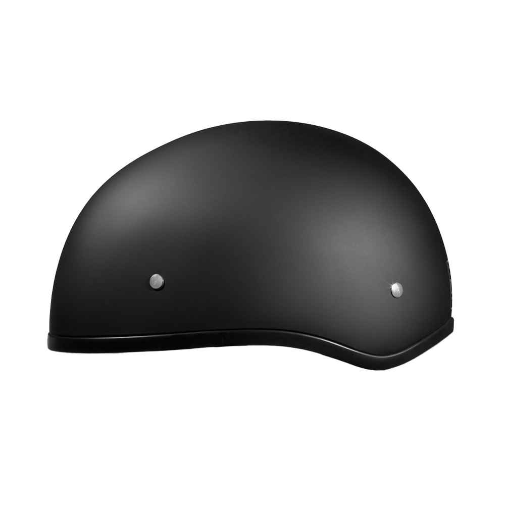DOT Approved Daytona Skull Cap Half Shell Motorcycle Helmet - Beanie Style for Motorcycles, Cruisers, Scooters, and Mopeds W/O Visor- Dull Black DAYTONA SKULL CAP Daytona Helmets