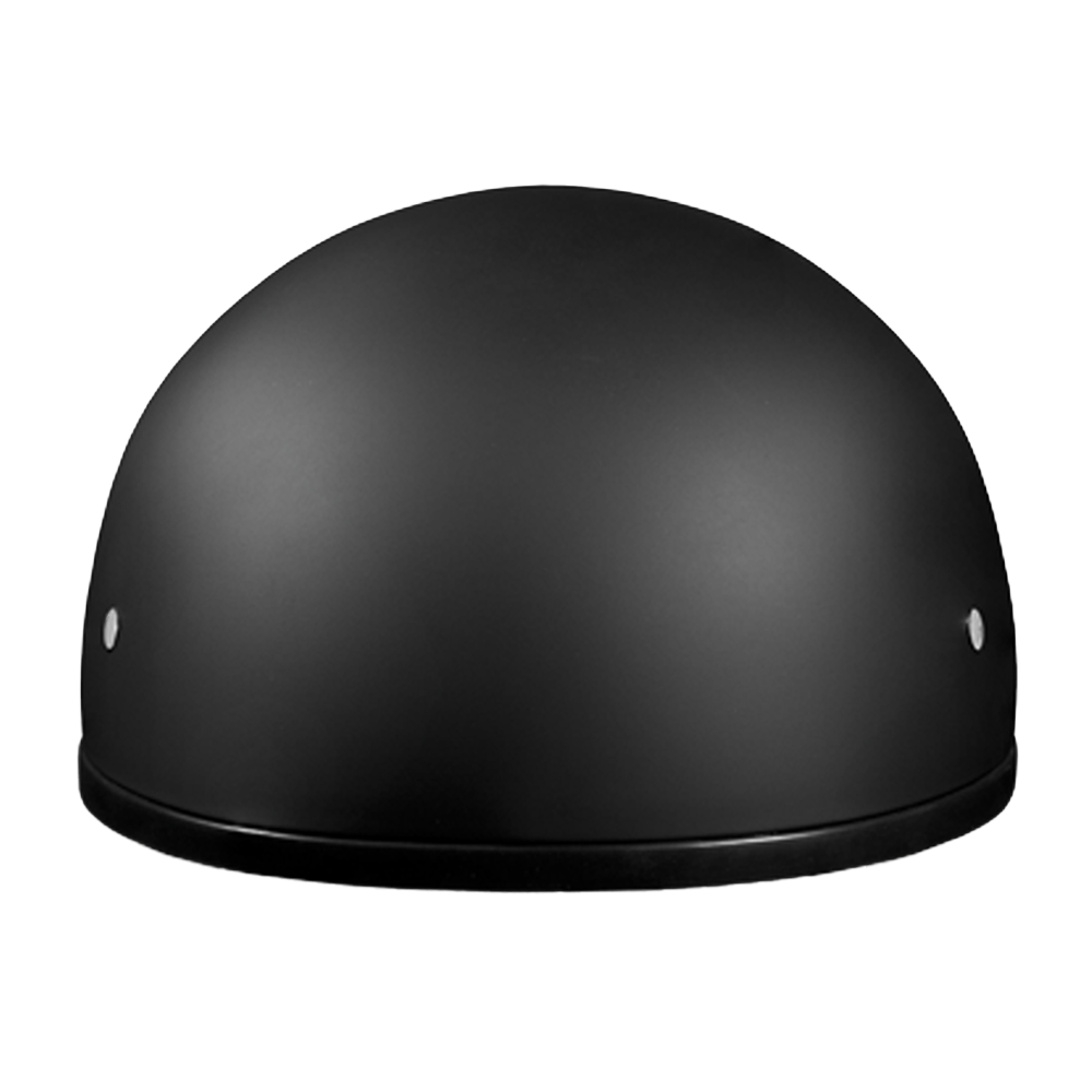 DOT Approved Daytona Skull Cap Half Shell Motorcycle Helmet - Beanie Style for Motorcycles, Cruisers, Scooters, and Mopeds W/O Visor- Dull Black DAYTONA SKULL CAP Daytona Helmets