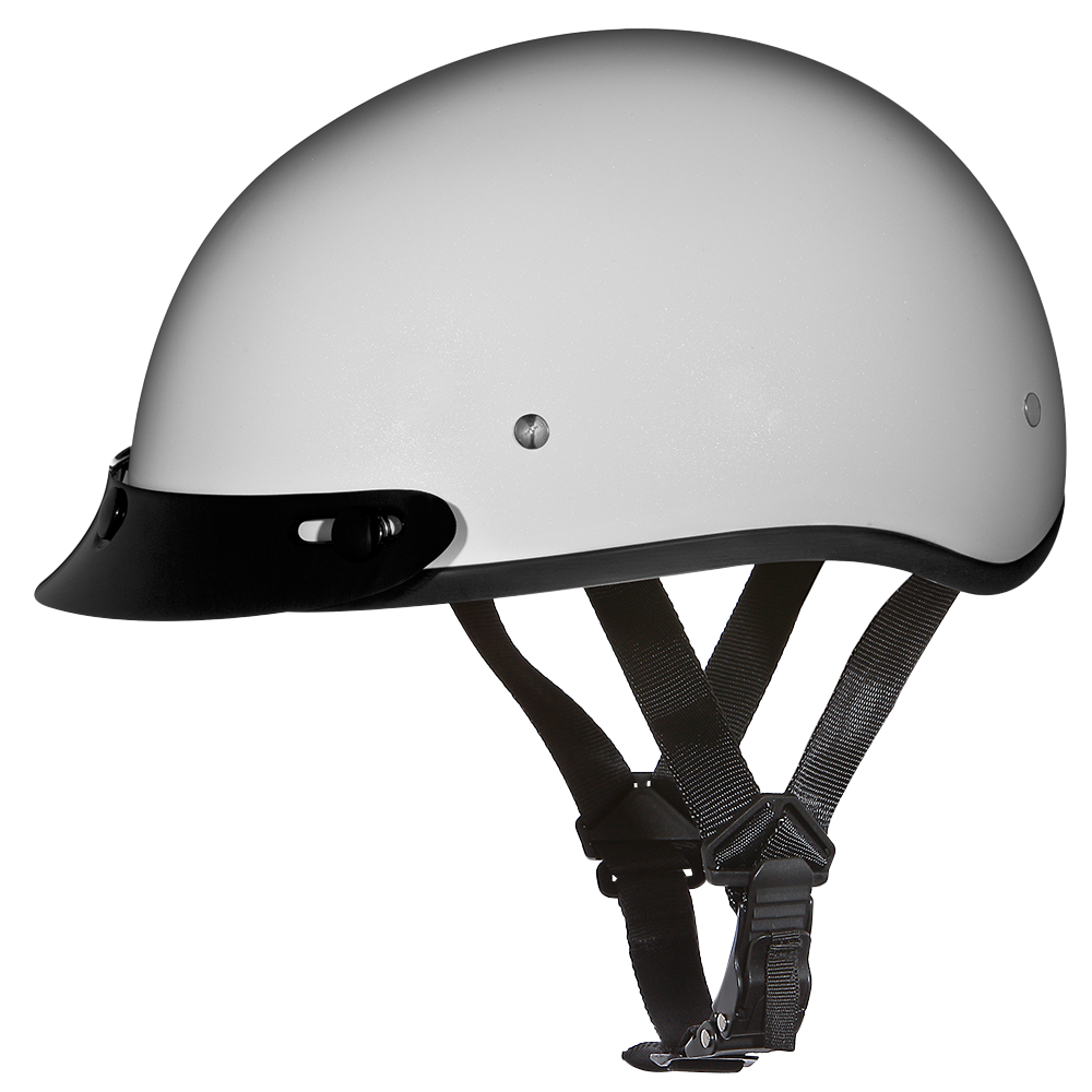 Daytona Skull Cap Helmet Pearl White (Size: 3XL)