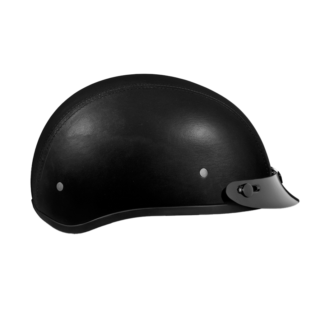 D.O.T. Daytona Skull Cap- Leather Covered DAYTONA SKULL CAP - LEATHER Daytona Helmets