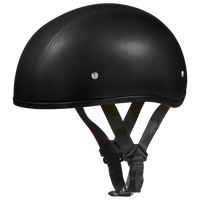 D.O.T. Daytona Skull Cap W/O Visor- Leather Covered DAYTONA SKULL CAP - LEATHER Daytona Helmets