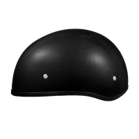 D.O.T. Daytona Skull Cap W/O Visor- Leather Covered DAYTONA SKULL CAP - LEATHER Daytona Helmets