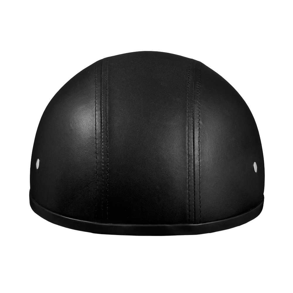 D.O.T. Daytona Skull Cap W/O Visor- Leather Covered DAYTONA SKULL CAP - LEATHER Daytona Helmets