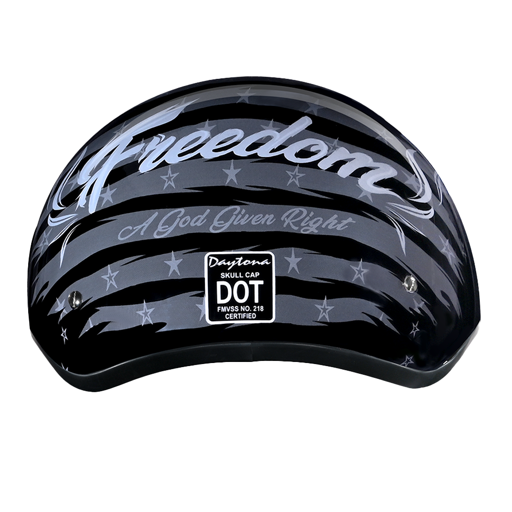 custom skull cap motorcycle helmets Daytona Freedom 2.0 Half Helmet, XL Camp and Hike Laptop Compartment American Tourister Includes head wrap and Size:Adult-XL