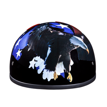 animal skull helmet motorcycle DOT Approved Daytona Motorcycle Half Face Helmet