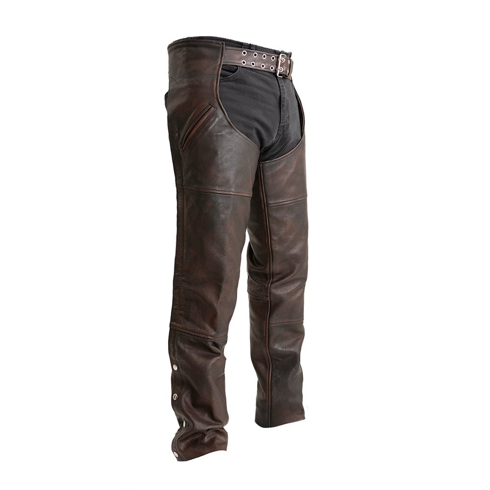 Dakota - Unisex Motorcycle Leather Chaps S Dakota - Unisex Motorcycle Leather Chaps S