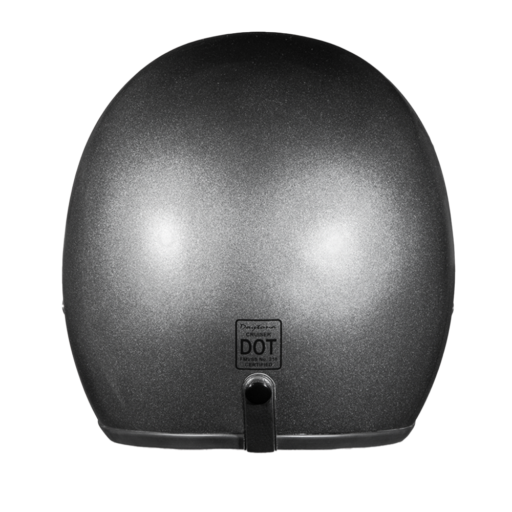 D.O.T. Daytona Cruiser- Gun Metal Grey Metallic CRUISER Daytona Helmets