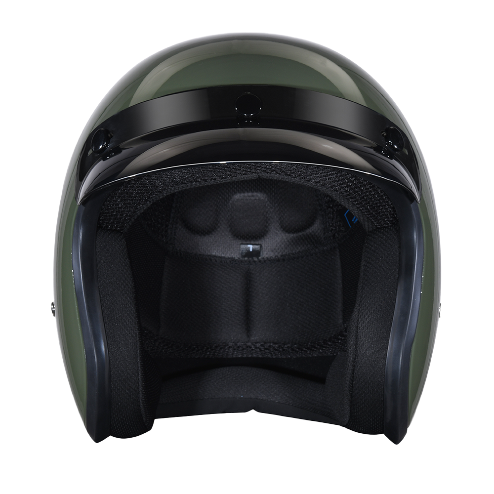 DOT Approved Daytona Cruiser Open Face Motorcycle Helmet - Men, Women & Youth - With Visor & Graphics - W/ 2nd Amendment Seal CRUISER - GRAPHICS Daytona Helmets