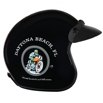 DOT Approved Daytona Cruiser Open Face Motorcycle Helmet