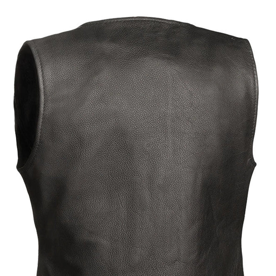 Derringer Women's Motorcycle Leather Vest Women's Leather Vest First Manufacturing Company