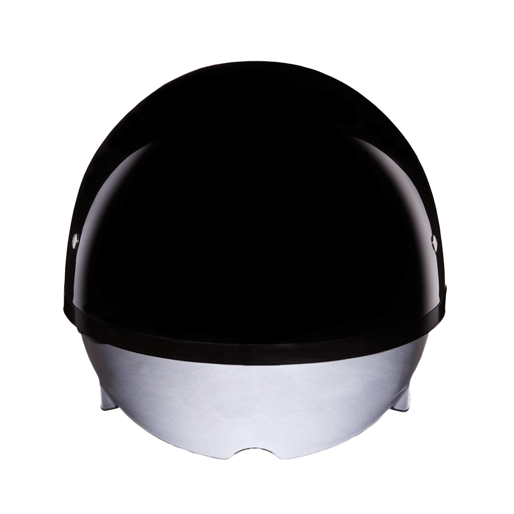 D.O.T. Daytona Skull Cap W/ Inner Shield- Hi-Gloss Black DAYTONA SKULL CAP - INNER SHIELD Daytona Helmets