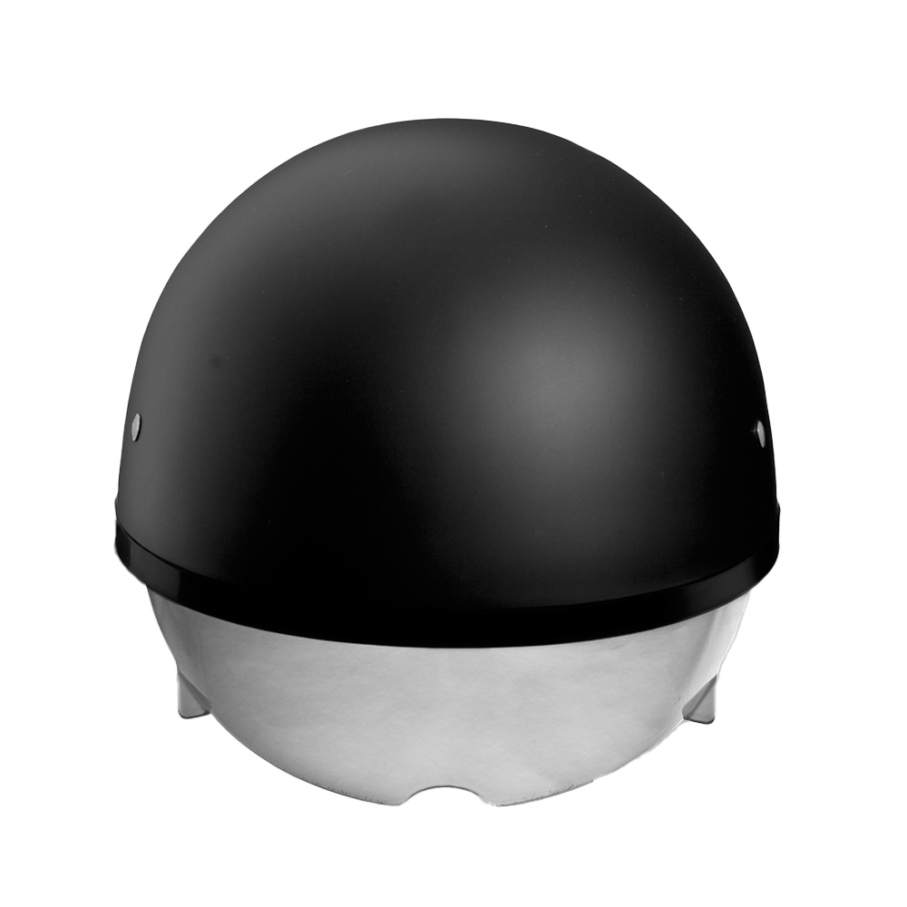 D.O.T. Daytona Skull Cap W/ Inner Shield- Dull Black DAYTONA SKULL CAP - INNER SHIELD Daytona Helmets