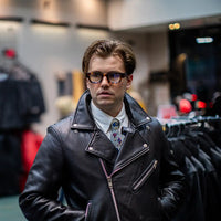 Fillmore Men's Motorcycle Leather Jacket Men's Leather Jacket Jackets