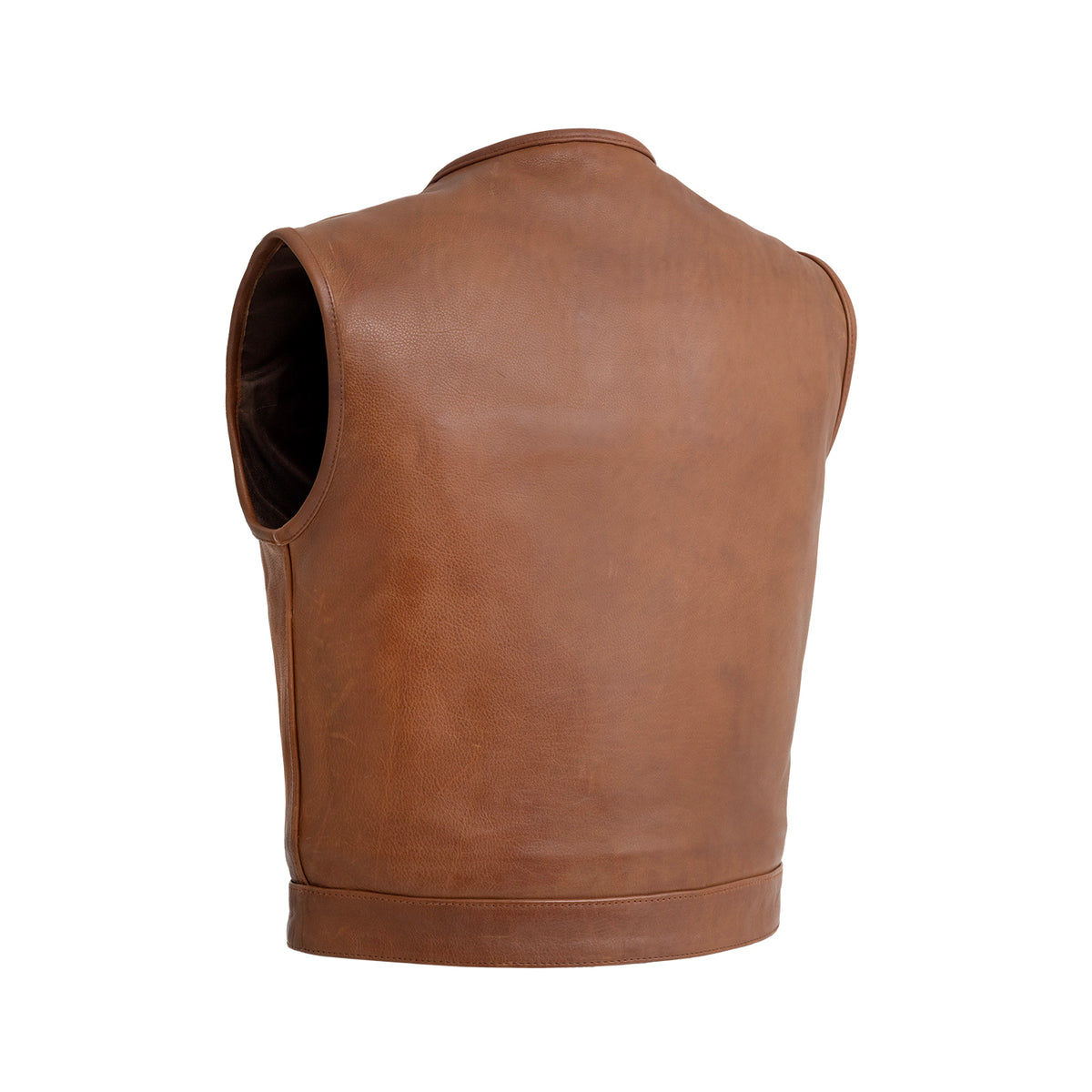 Lowside Men's Motorcycle Leather Vest Men's Leather Vest Vests