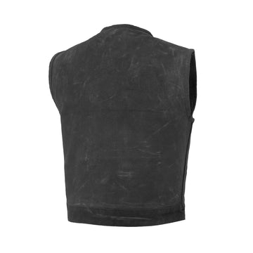 【Canvas / Vest 】 ¥19,800 税込  MAIL Lowside - Waxed Men's Motorcycle Canvas Vest