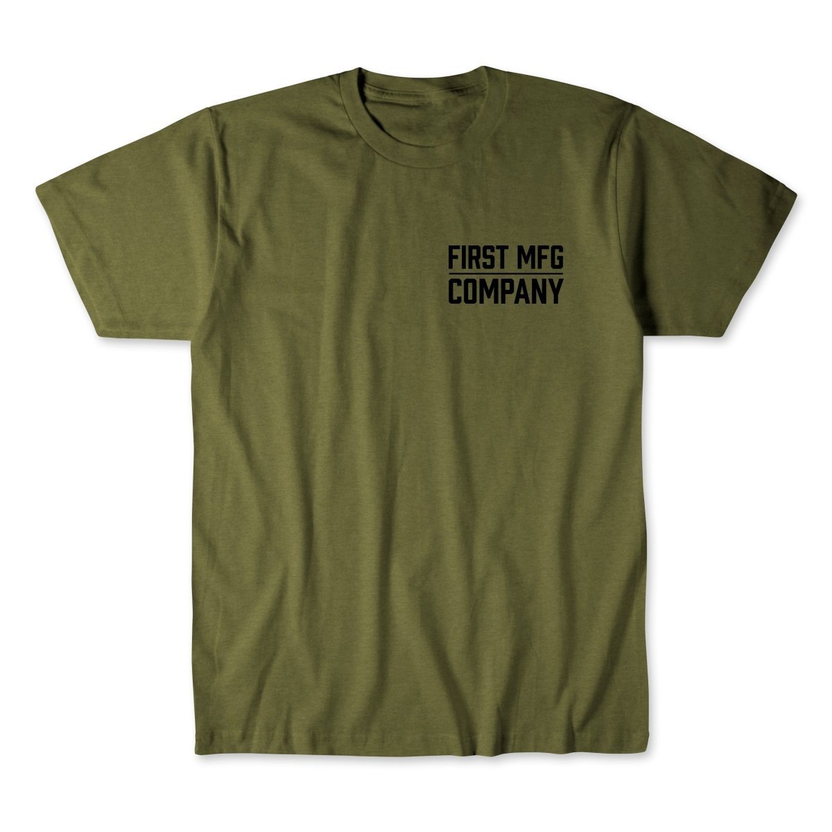 Men's American Flag Graphic Motorcycle T-Shirt Men's T-Shirt First Manufacturing Company