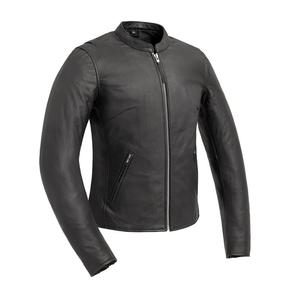 Flashback - Women's Motorcycle Leather Jacket Women's Leather Jacket Jackets Black XS