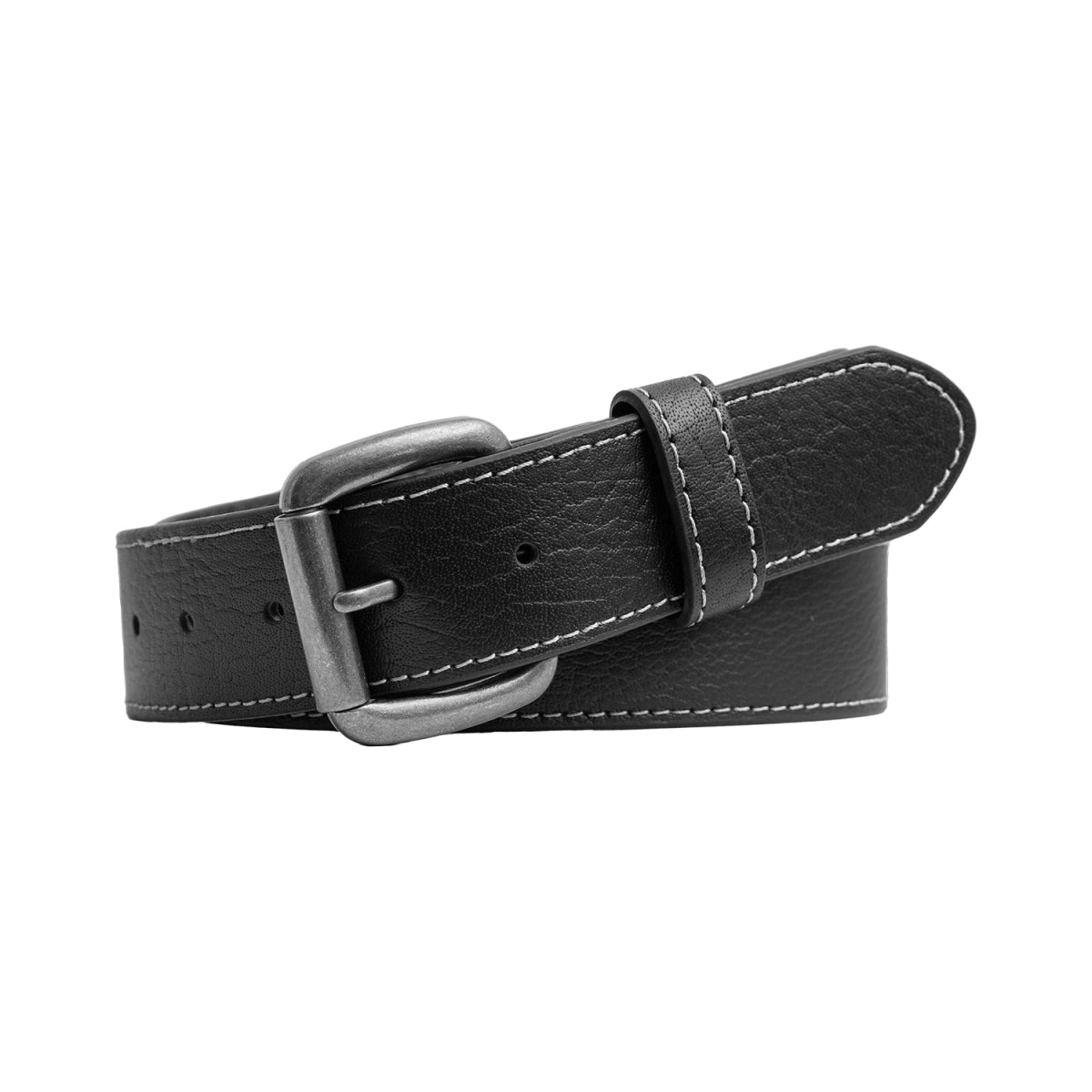 FULL GRAIN WITH CUSTOM STITCH BELTS Belt First Manufacturing Company White 32 