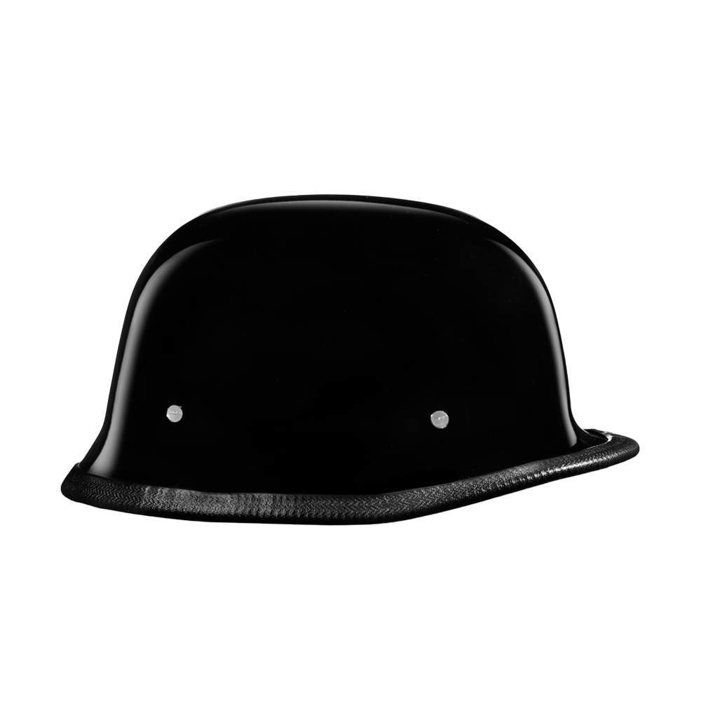 D.O.T. German- Hi-Gloss Black GERMAN Daytona Helmets