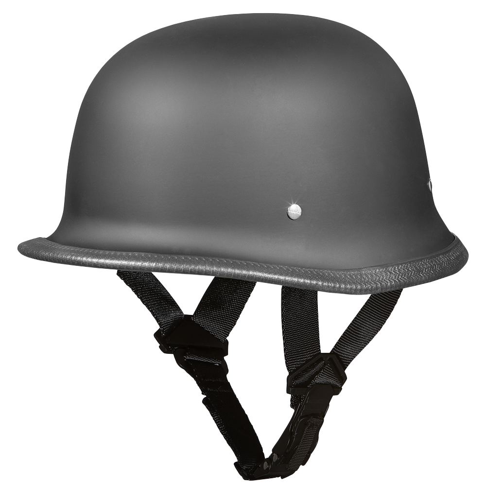D.O.T. German- Dull Black GERMAN Daytona Helmets