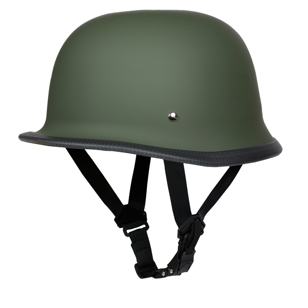 D.O.T. German- Military Green GERMAN Daytona Helmets