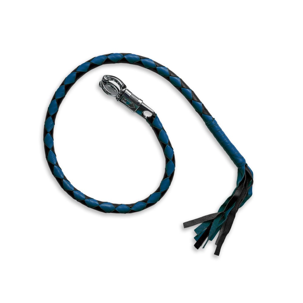 Get Back Whips 2 whips First Manufacturing Company BLUE BLACK STRD