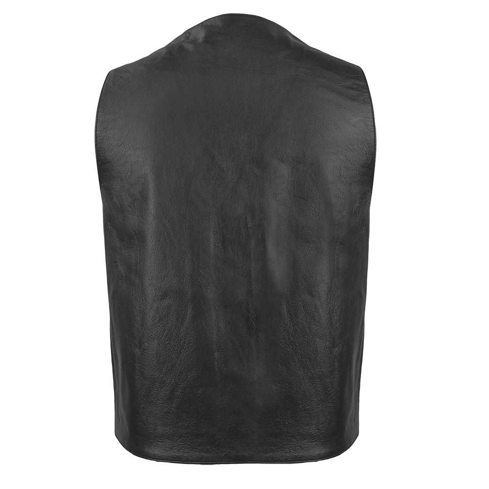 First Manufacturing Gun Runner Men's Leather popular Vest 5X-Large, Black