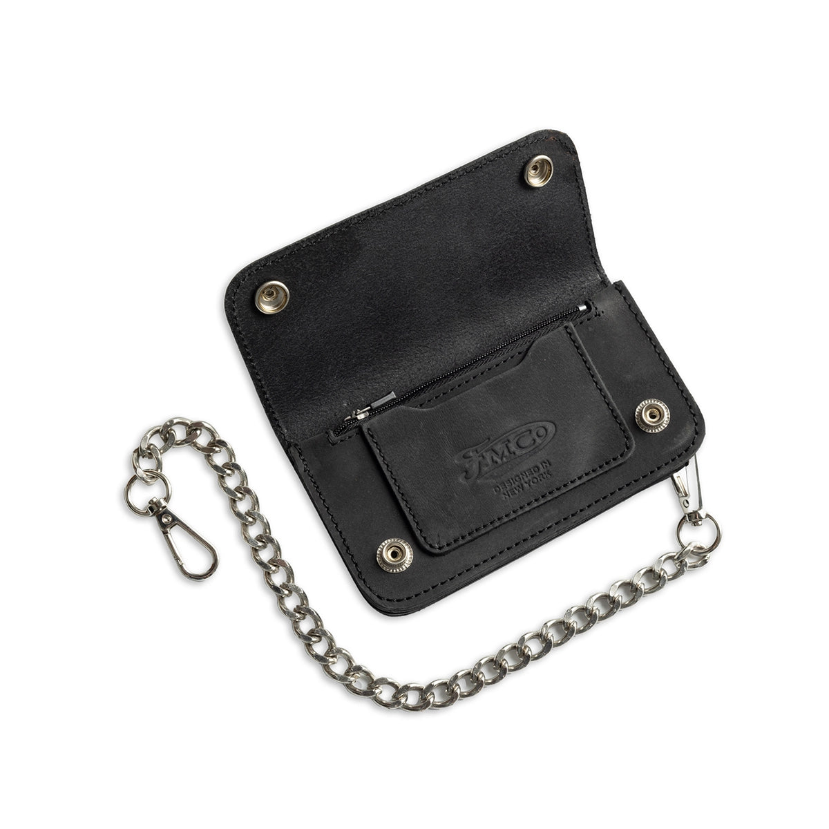 SMALL TRUCKER - Vegetable Tanned Leather Wallet Leather Wallet First Manufacturing Company