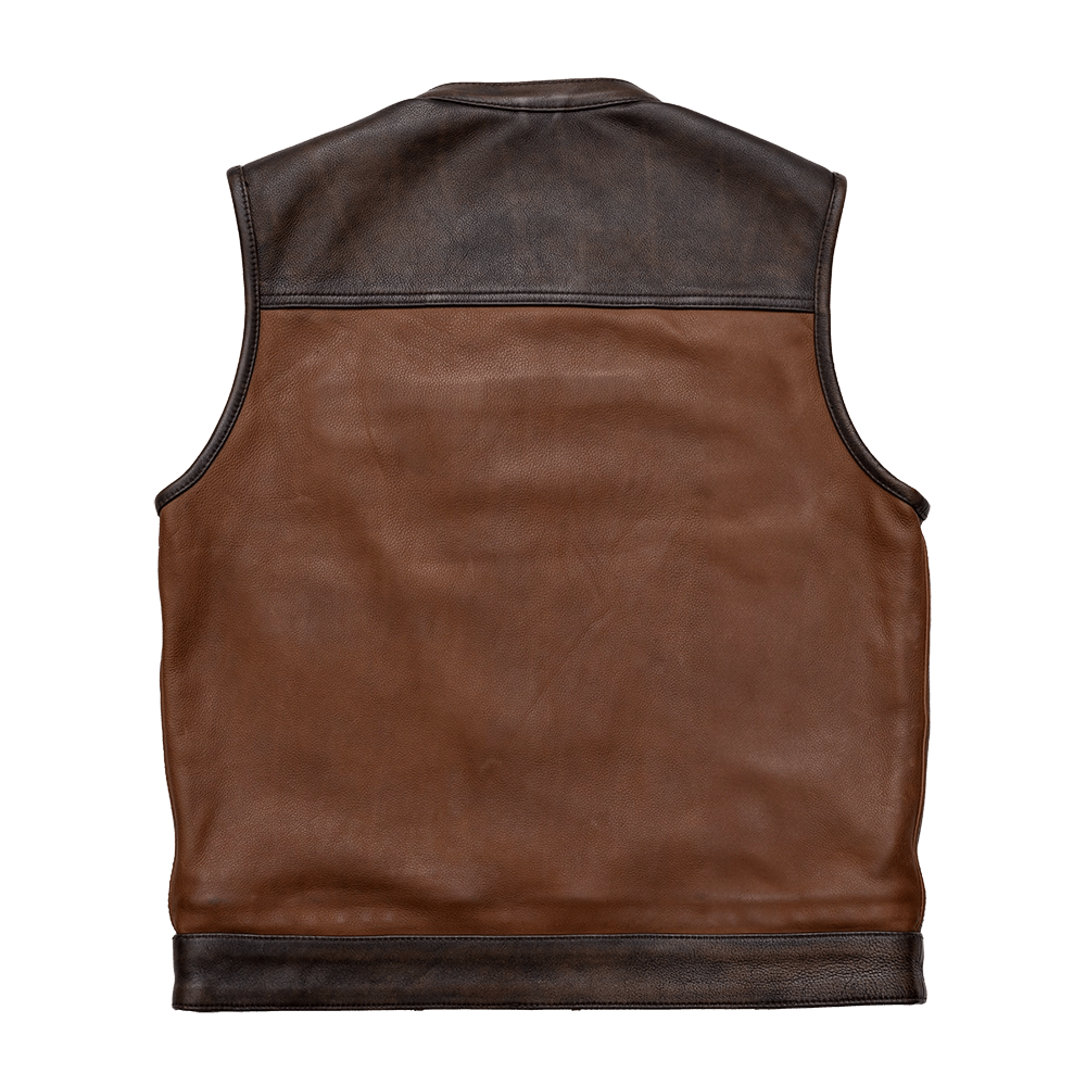 Gunner Men's Leather Motorcycle Vest (Limited Edition)  First Manufacturing Company   