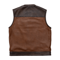 Gunner Men's Leather Motorcycle Vest (Limited Edition)  First Manufacturing Company   