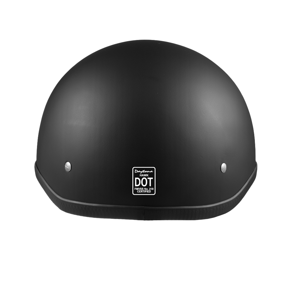 D.O.T. Hawk- Dull Black HAWK Daytona Helmets