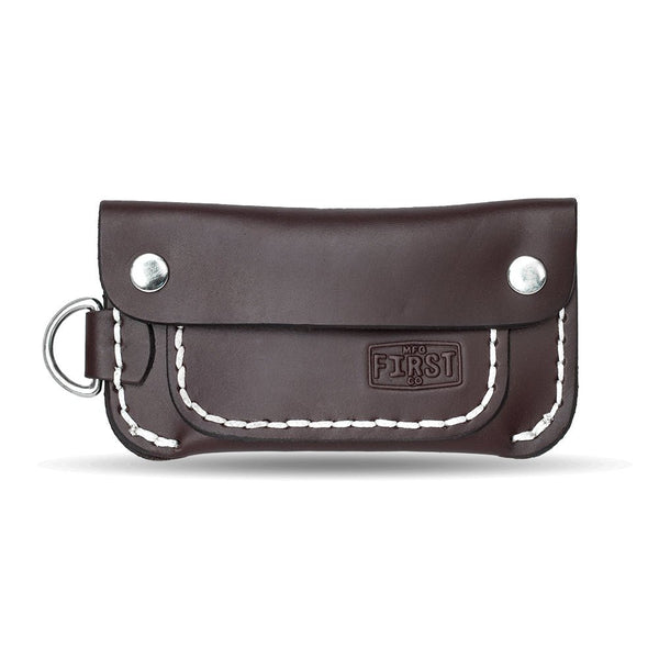 Half Trucker Leather Wallet - First Manufacturing Company