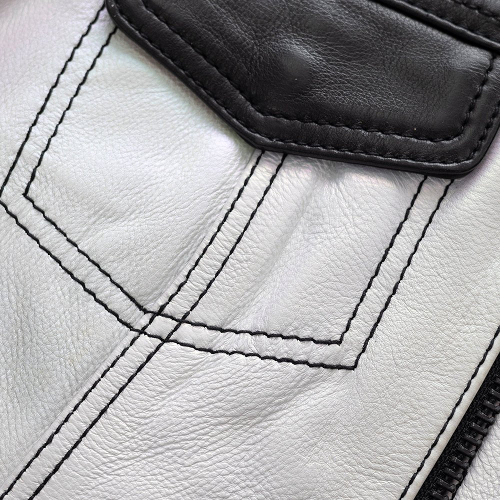Halo Women's Club Style Motorcycle Leather Vest - Limited Edition Factory Customs Vests