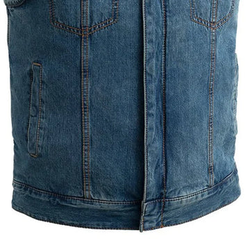 Havoc Men's Motorcycle Denim Vest – First MFG Co