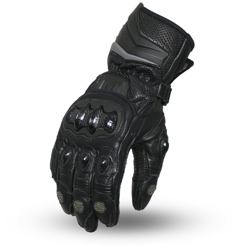 Hellbender Men's Motorcycle Gloves Men's Gloves First Manufacturing Company Black XS