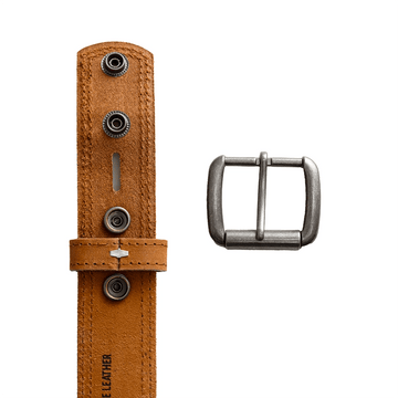 HERITAGE LEATHER FRINGE BELT ベージュ Heritage Russet Belt
