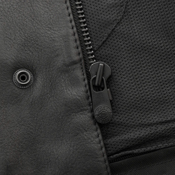 Highside Men's Motorcycle Leather Vest – First MFG Co