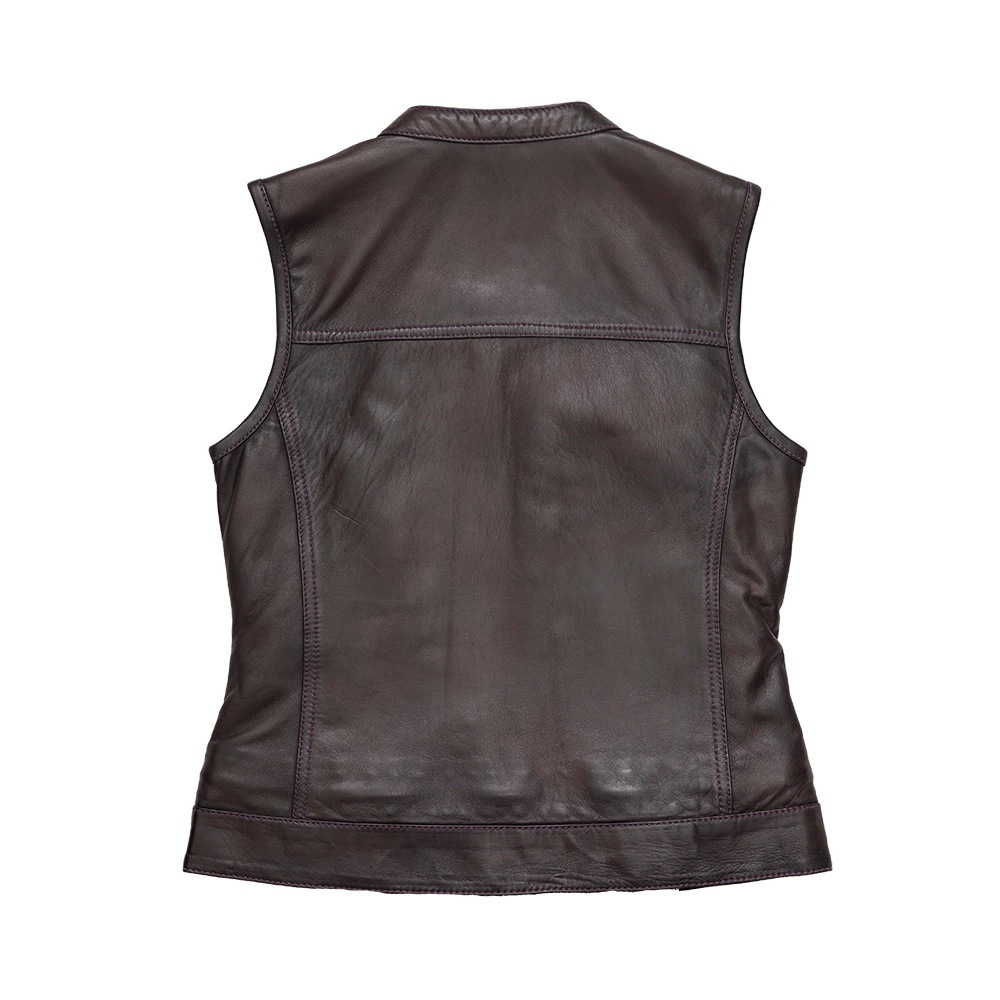 Keystone Women’s Motorcycle Vest Limited Edition Women's Leather Vest First Manufacturing Company   