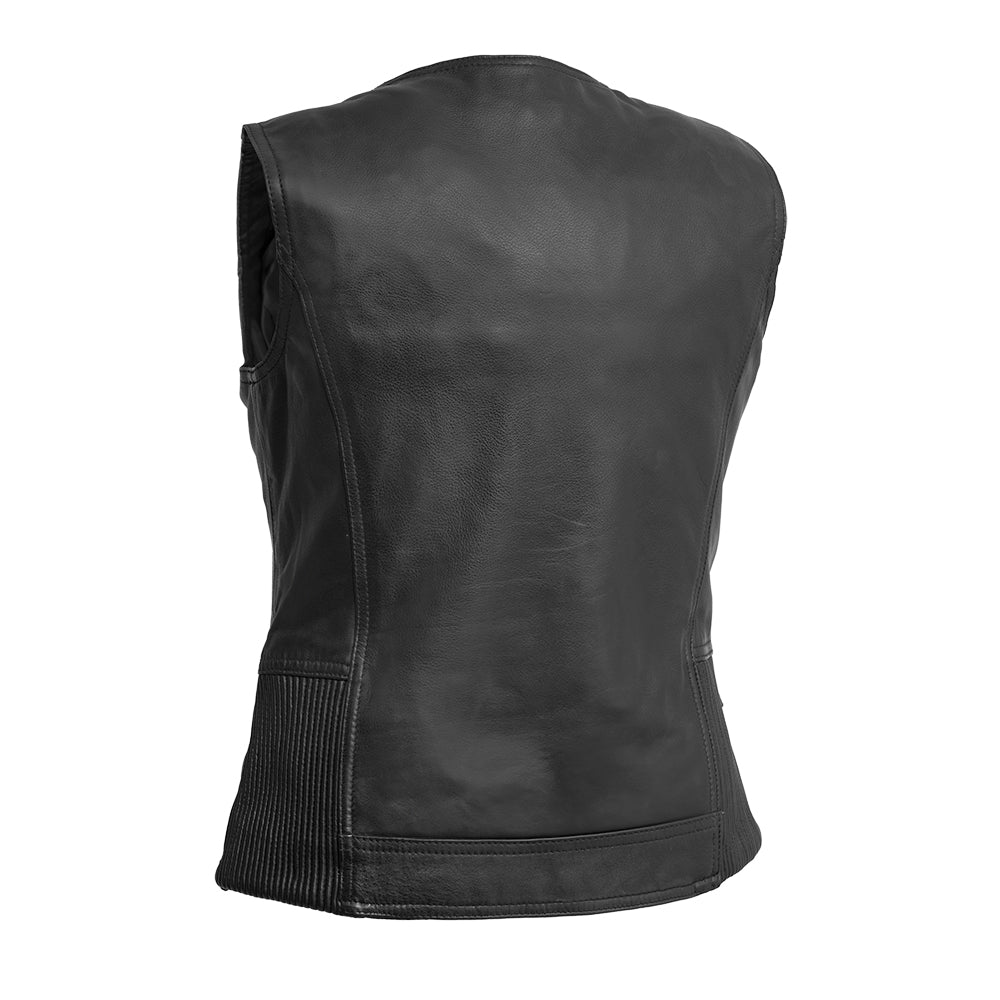 Lolita - Women's Motorcycle Leather Vest – First MFG Co