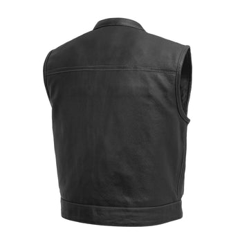 knee length dresses for ladies Lowrider Perforated Men's Leather Vest