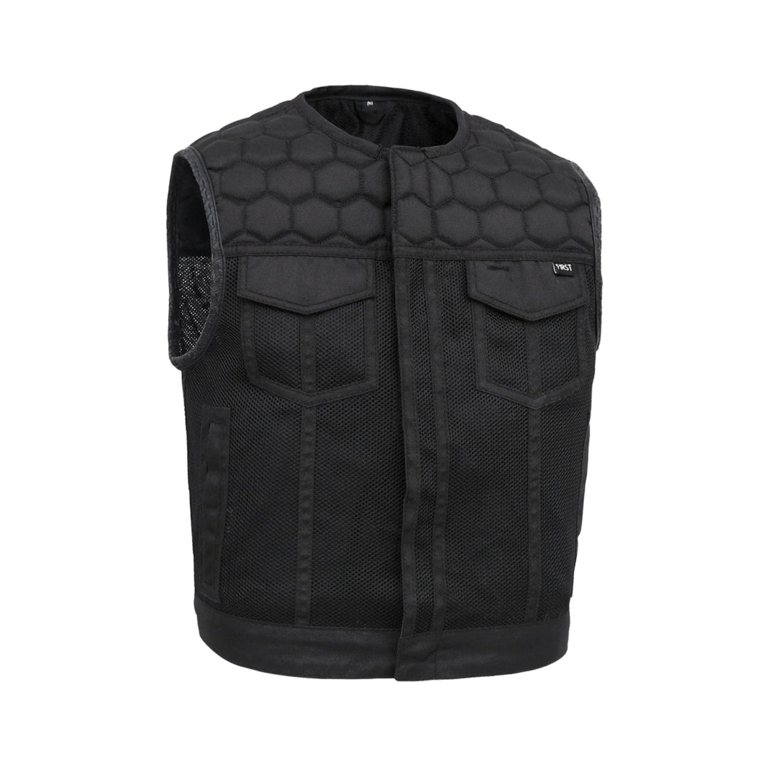 Lowside Hornet Moto Mesh Men's Club Style Vest Lowside Hornet Moto Mesh Men's Club Style Vest