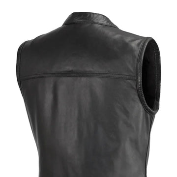 Ludlow Women's Motorcycle Leather Vest – First MFG Co